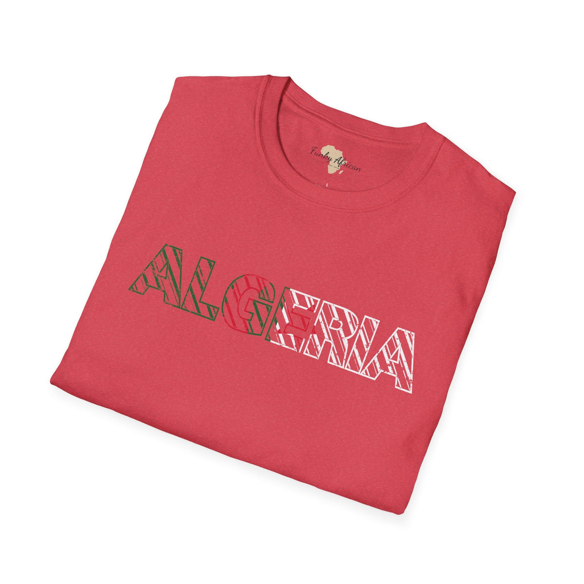 Algeria text unisex softstyle tee Funky African