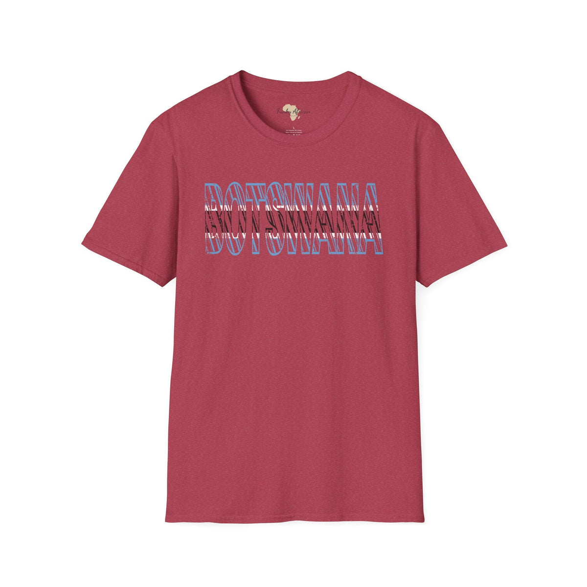 Botswana text unisex softstyle tee Funky African