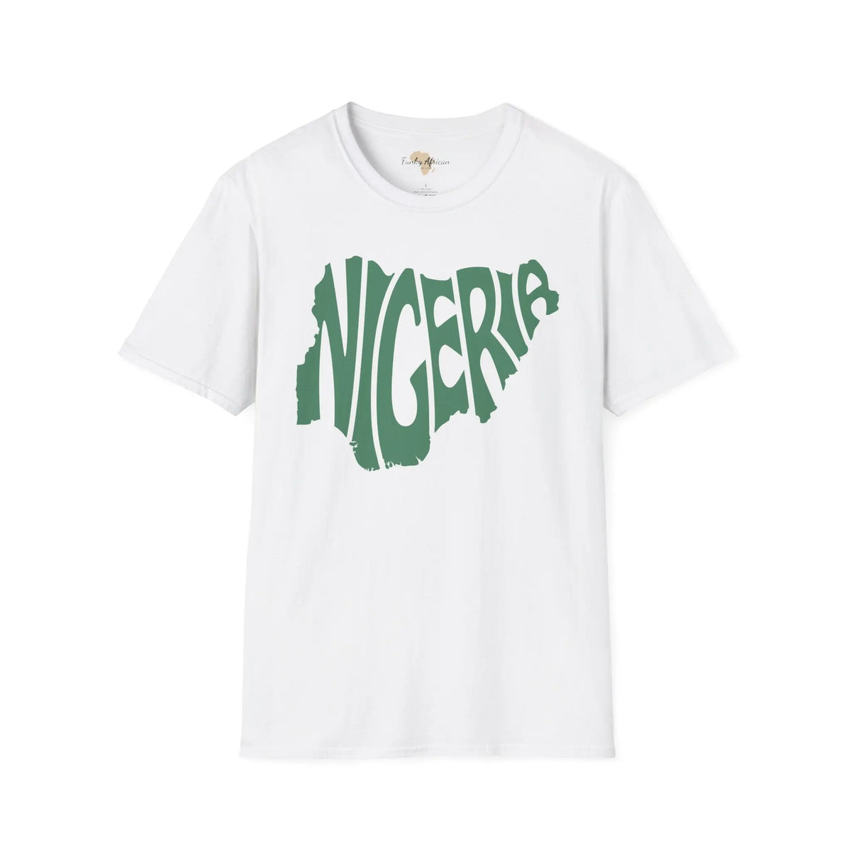 Nigeria cut unisex softstyle tee Funky African