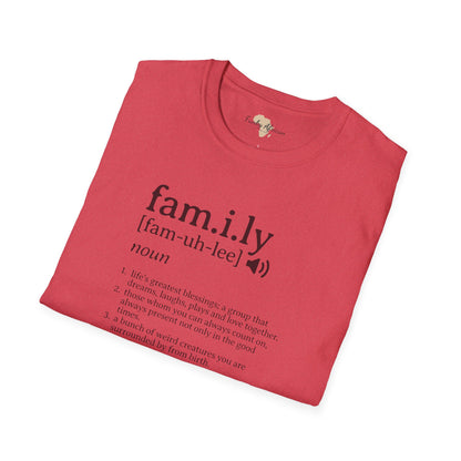 Family unisex softstyle tee