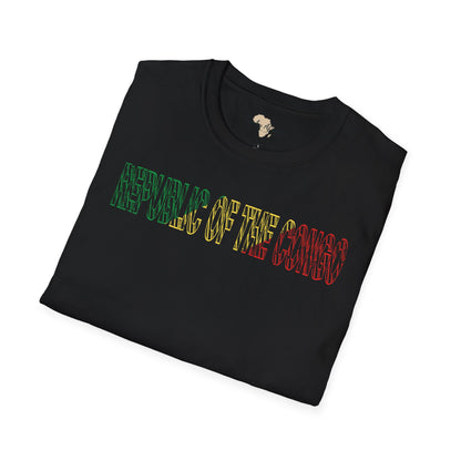 Republic of the Congo text unisex softstyle tee