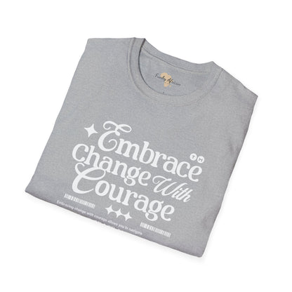 Embrace change unisex softstyle tee