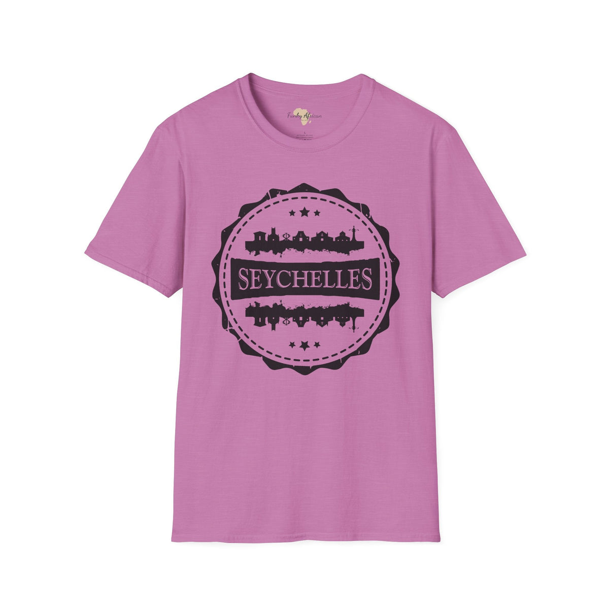 Seychelles Stamp unisex tee Funky African