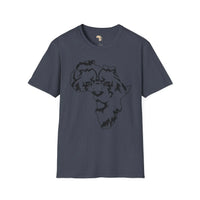 African map graffiti unisex softstyle tee Funky African