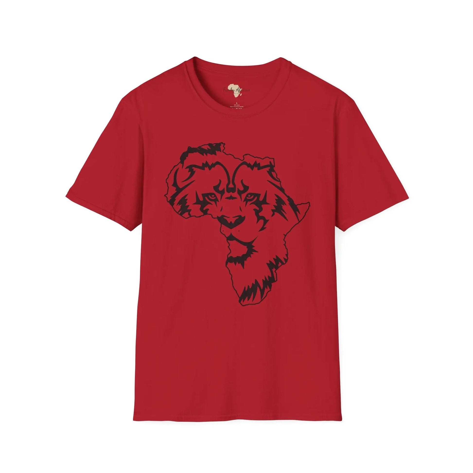 African map graffiti unisex softstyle tee Funky African