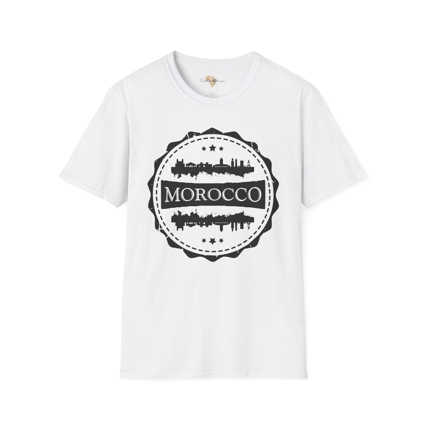 Morocco Stamp unisex tee