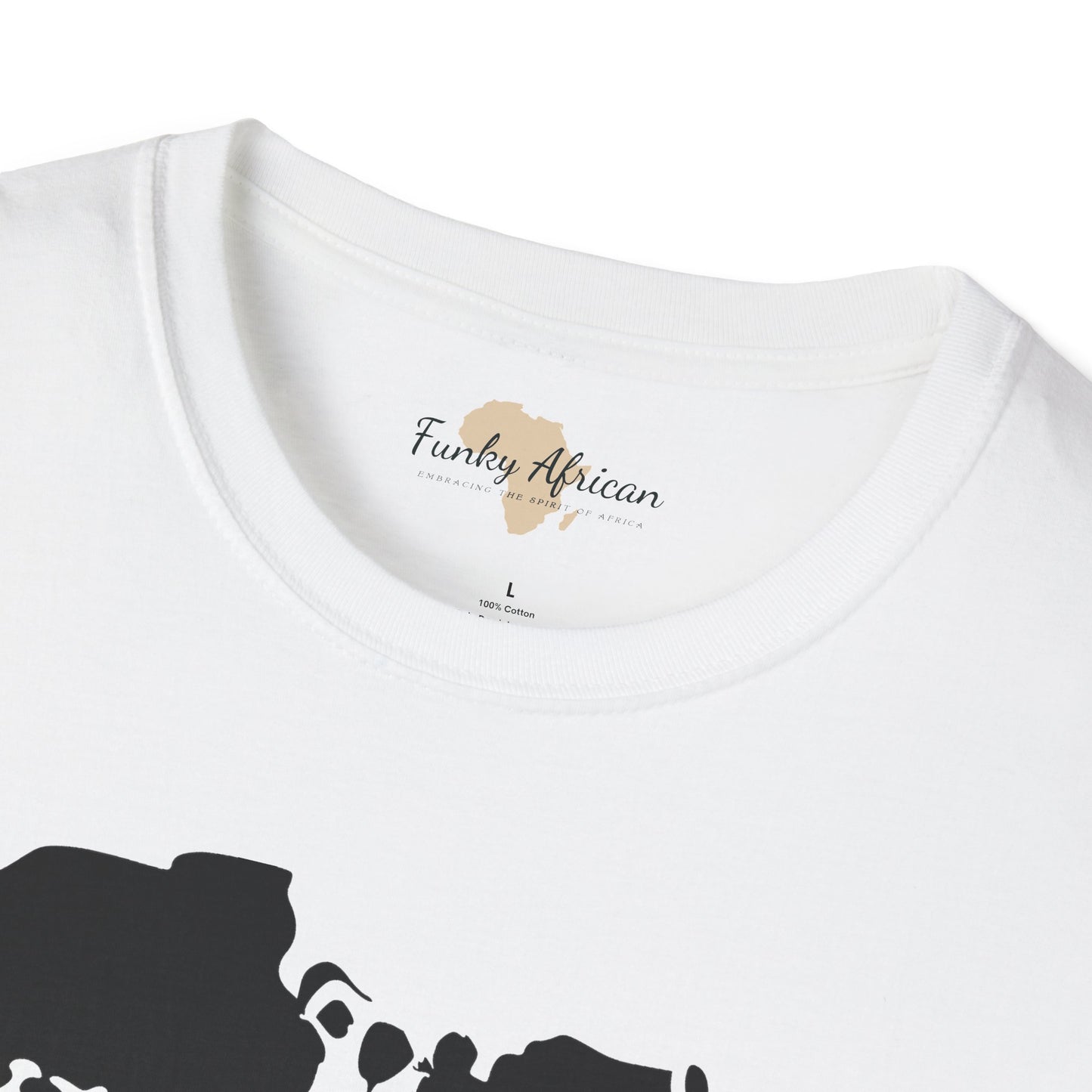 African map unisex softstyle tee