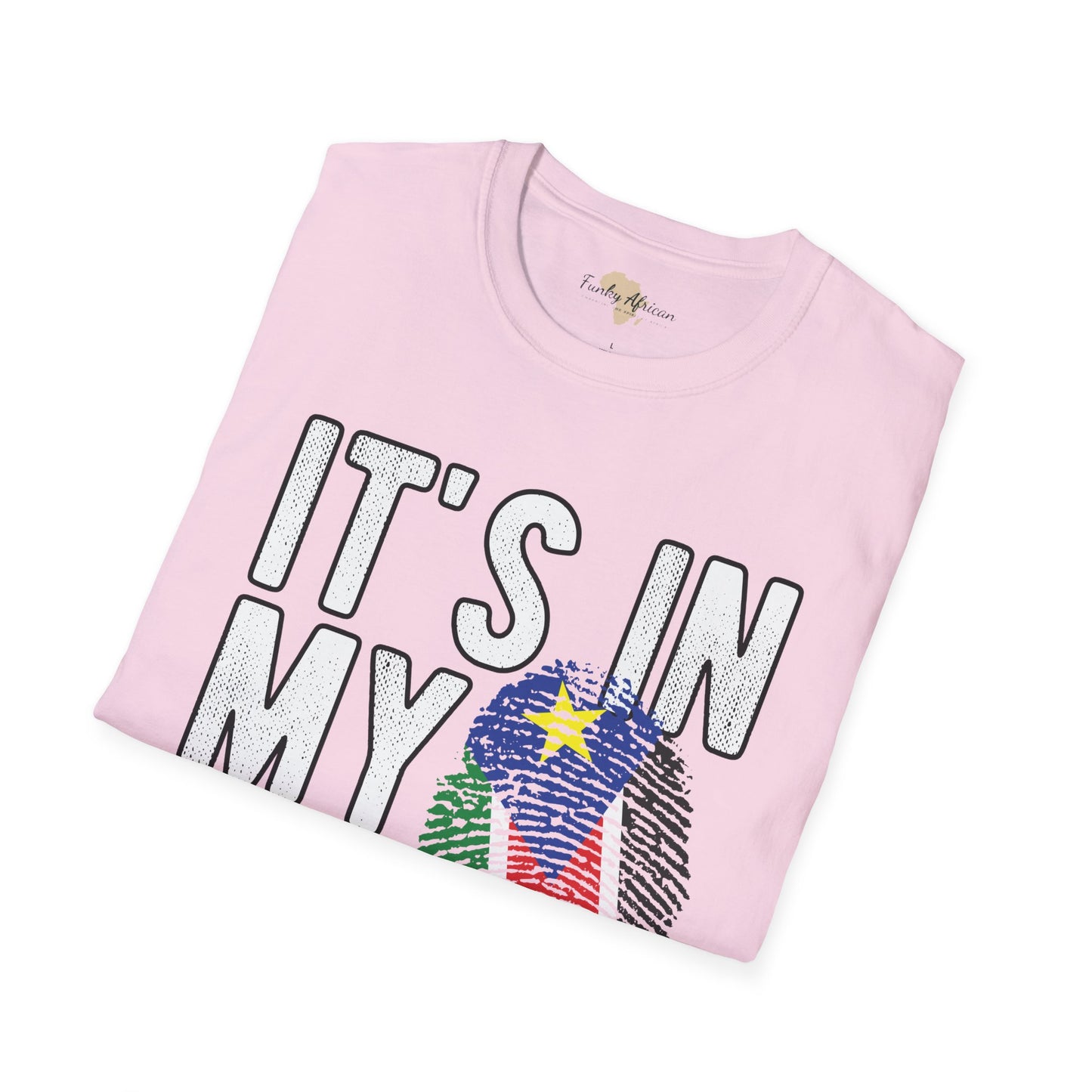 it's in my DNA unisex tee - South Sudan