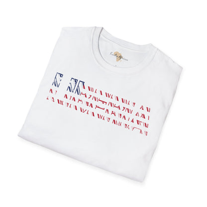 Liberia text unisex softstyle tee