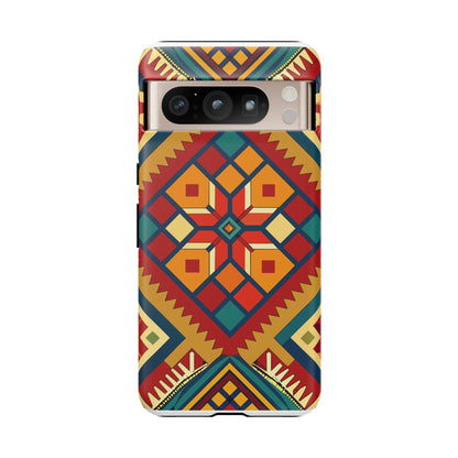 African Print Google Pixel Tough Cases