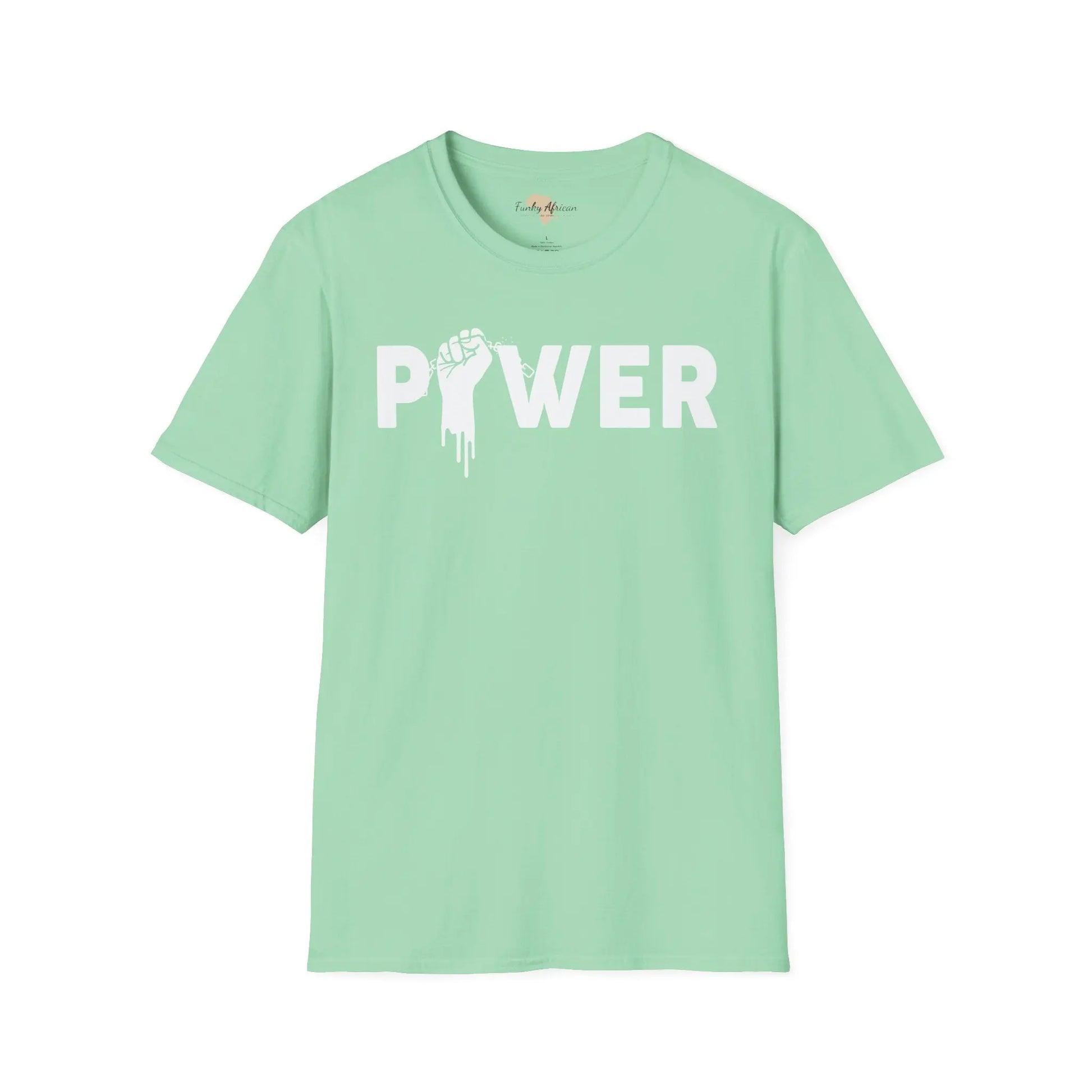 Power unisex softstyle tee Funky African