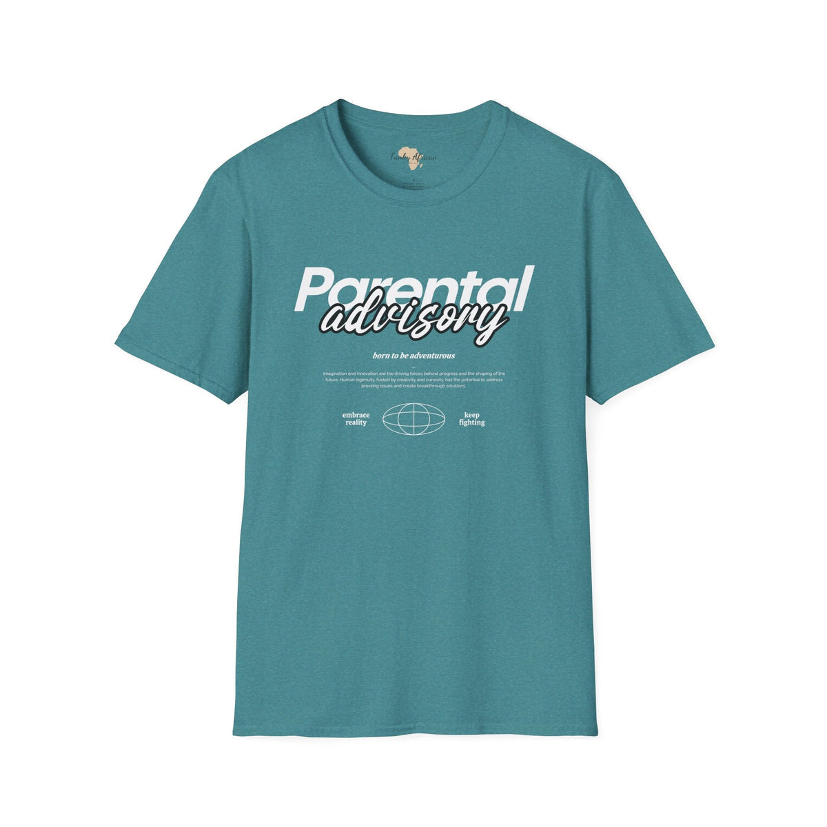 Parental Advisory unisex tee Funky African