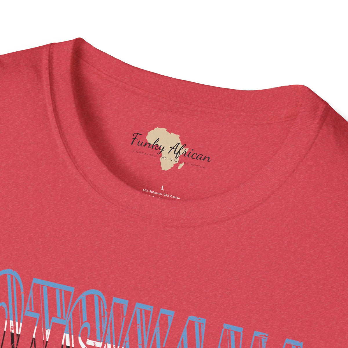 Botswana text unisex softstyle tee Funky African