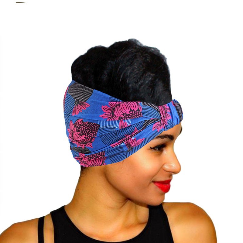 African Style Printed Wide Headband