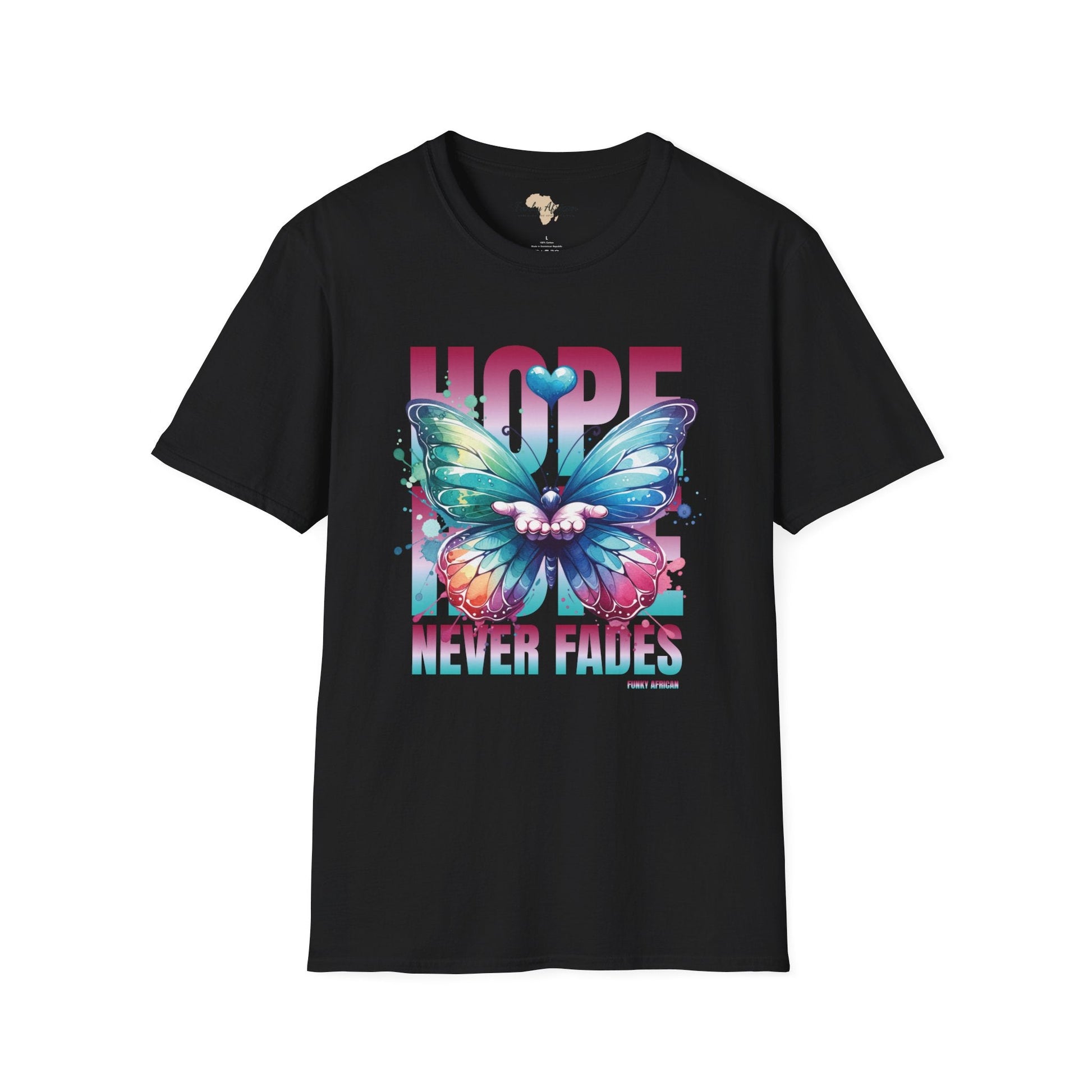 Hope never fails unisex softstyle tee Funky African