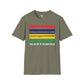 Mauritius strip unisex softstyle tee Funky African