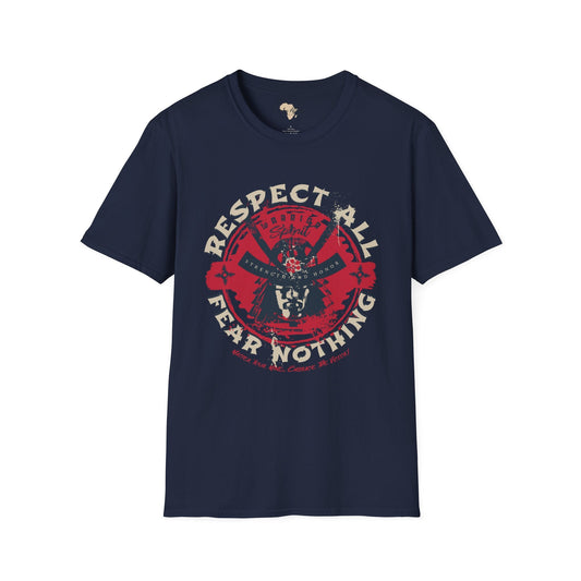 Respect all unisex softstyle tee Funky African