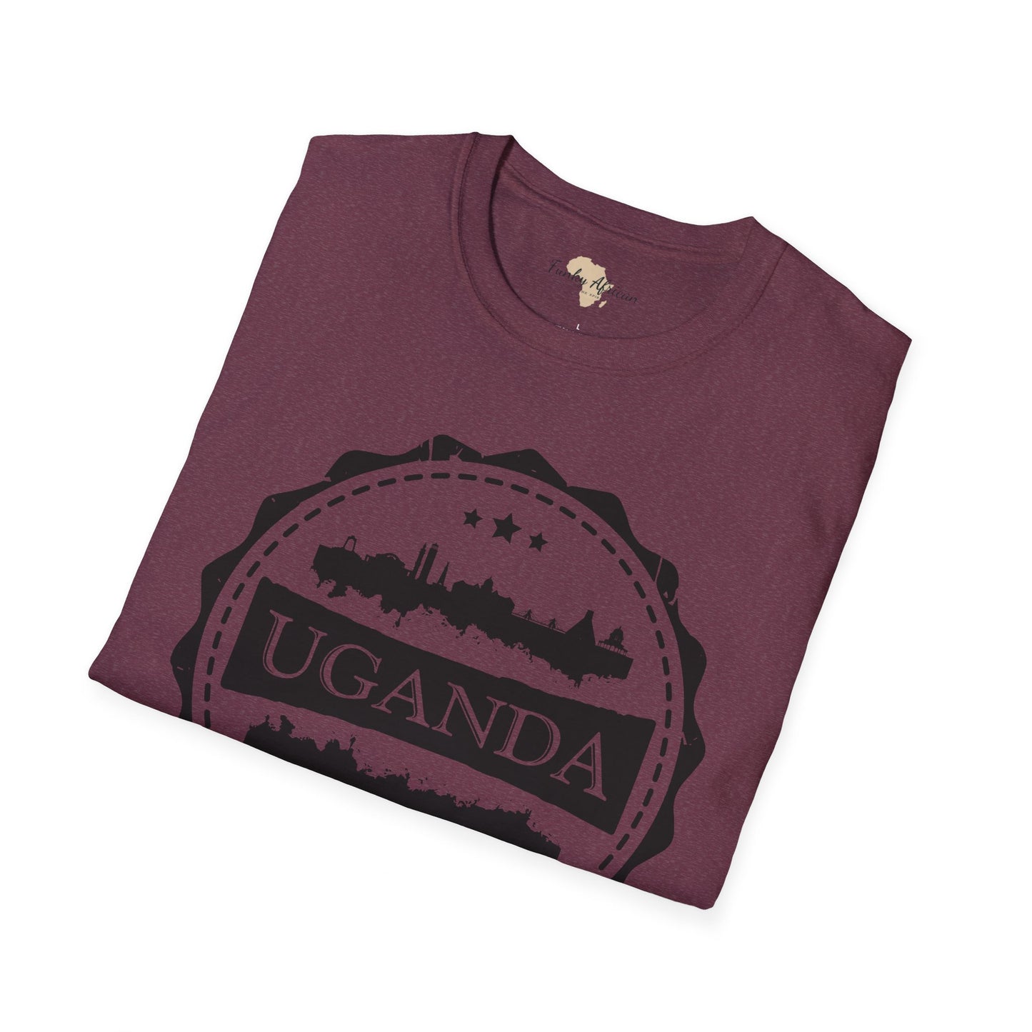 Uganda Stamp unisex tee