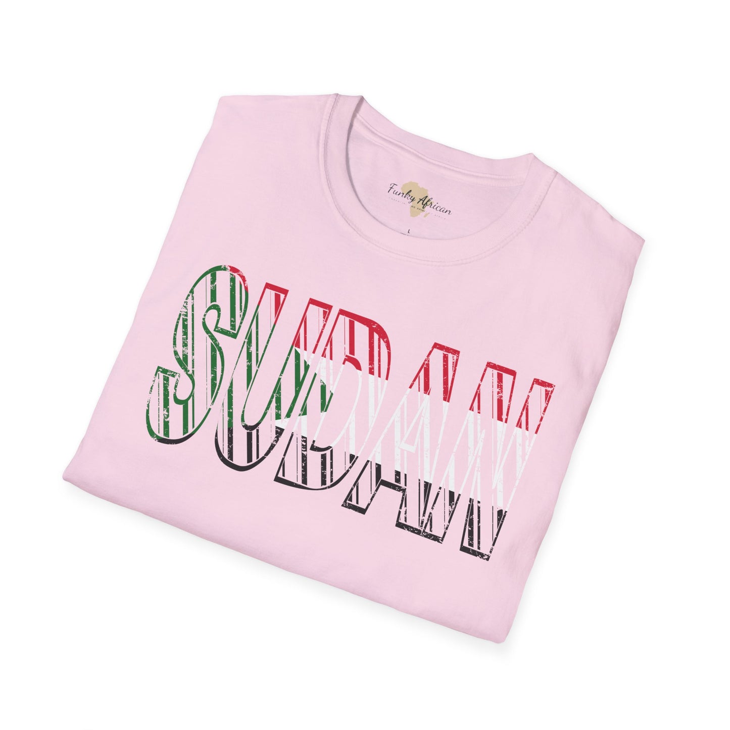 Sudan text unisex softstyle tee