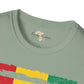 Guinean strip unisex softstyle tee Funky African