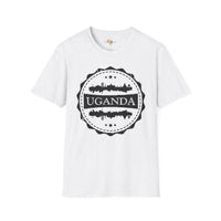 Uganda Stamp unisex tee Printify