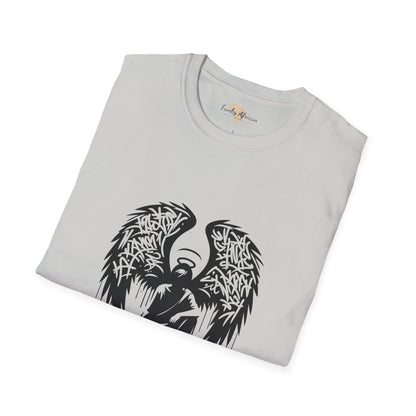 Angel graffiti unisex softstyle tee