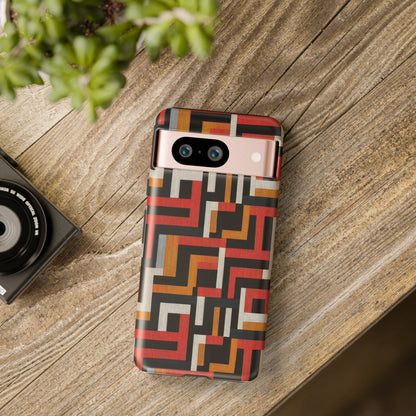 African Print Google Pixel Tough Cases