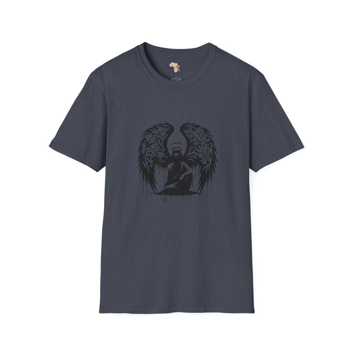 Angel graffiti unisex softstyle tee Funky African