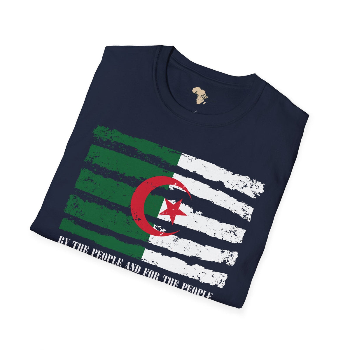 Algeria strip unisex softstyle tee Funky African
