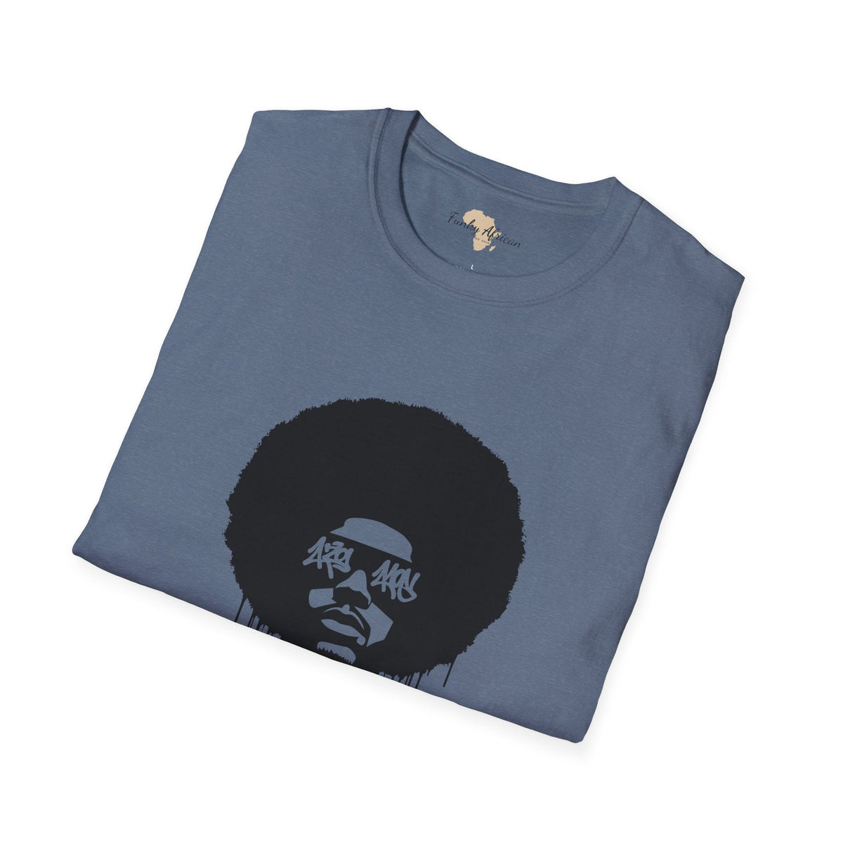 Afro graffiti unisex softstyle tee Funky African