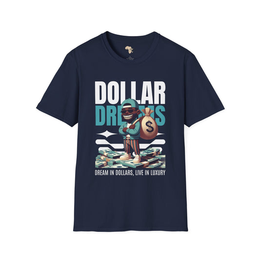 Dream in dollars unisex softstyle tee Funky African