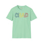Chad text unisex softstyle tee Funky African