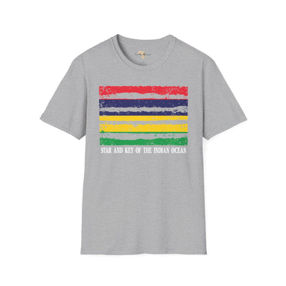 Mauritius strip unisex softstyle tee