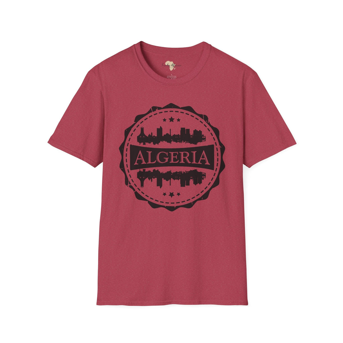 Algeria Stamp unisex tee Funky African