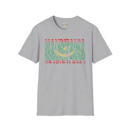 Mauritania text unisex softstyle tee