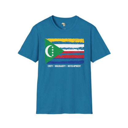 Comoros strip unisex softstyle tee