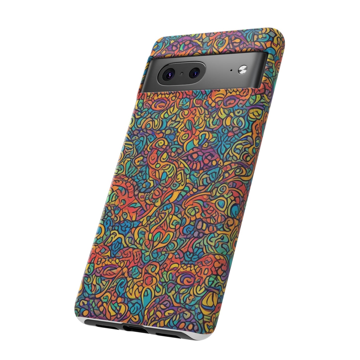 African Print Google Pixel Tough Cases