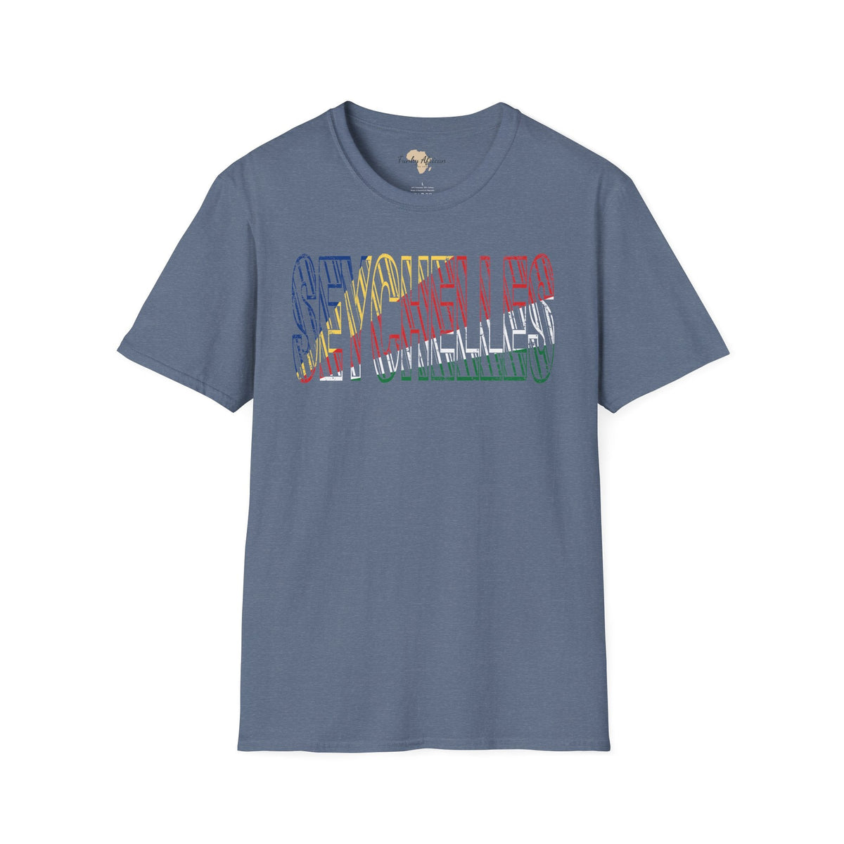 Seychelles text unisex softstyle tee Funky African