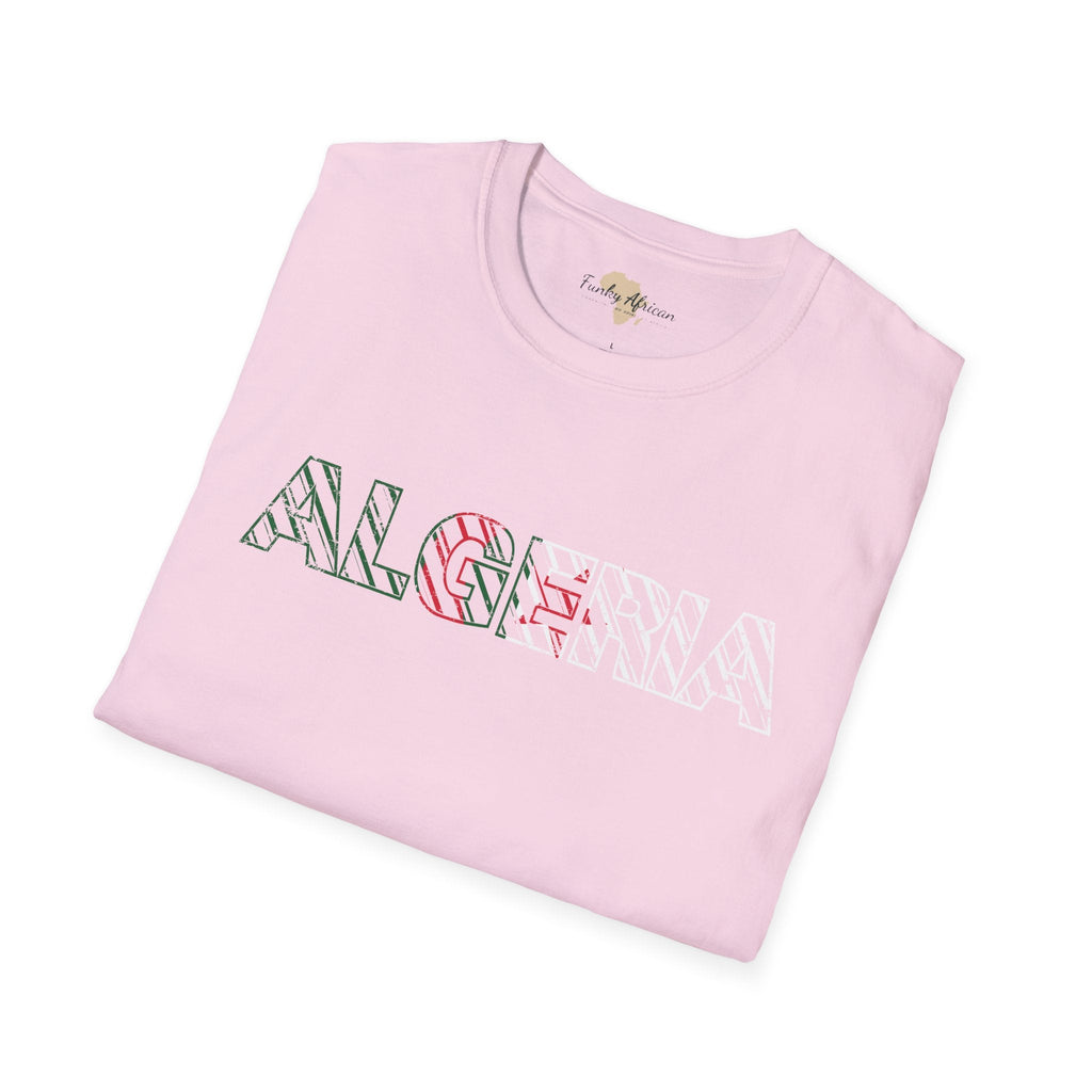Algeria text unisex softstyle tee Funky African
