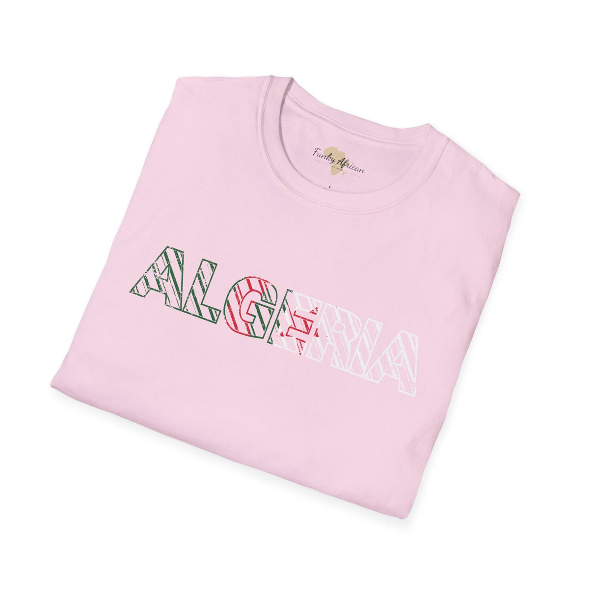 Algeria text unisex softstyle tee Funky African