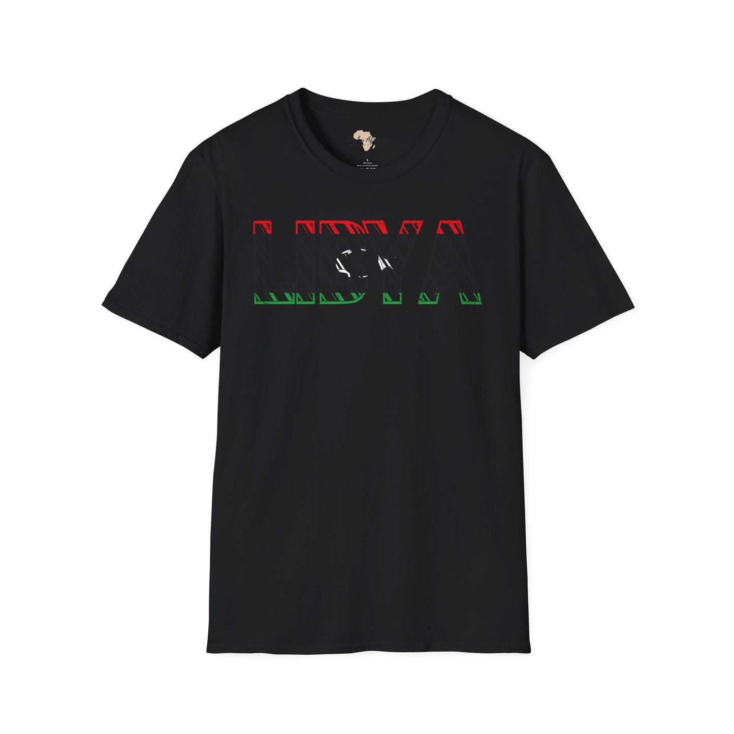 Libya text unisex softstyle tee