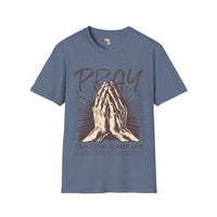 Pray more worry less unisex tee Funky African