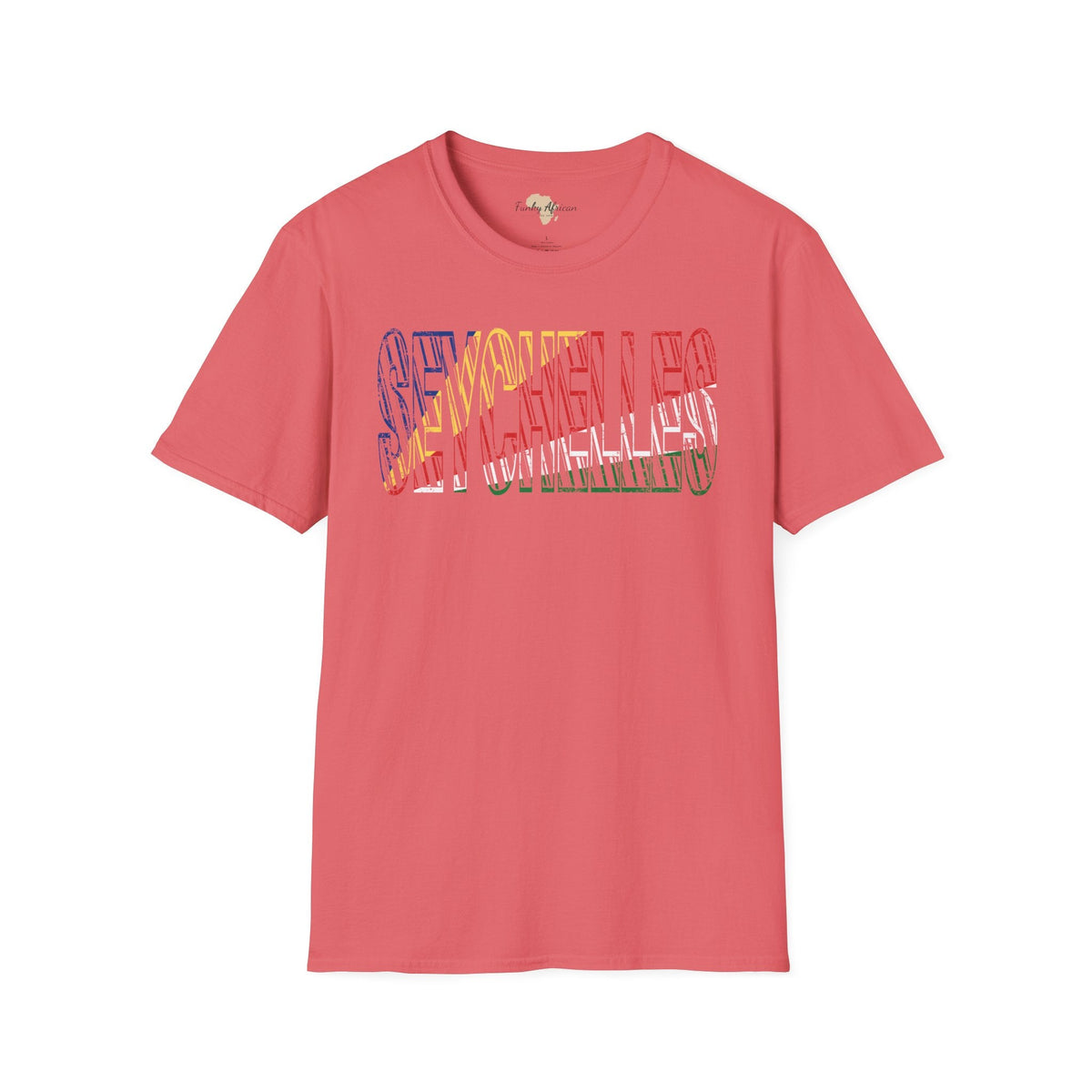 Seychelles text unisex softstyle tee Funky African