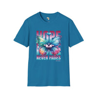 Hope never fails unisex softstyle tee Funky African