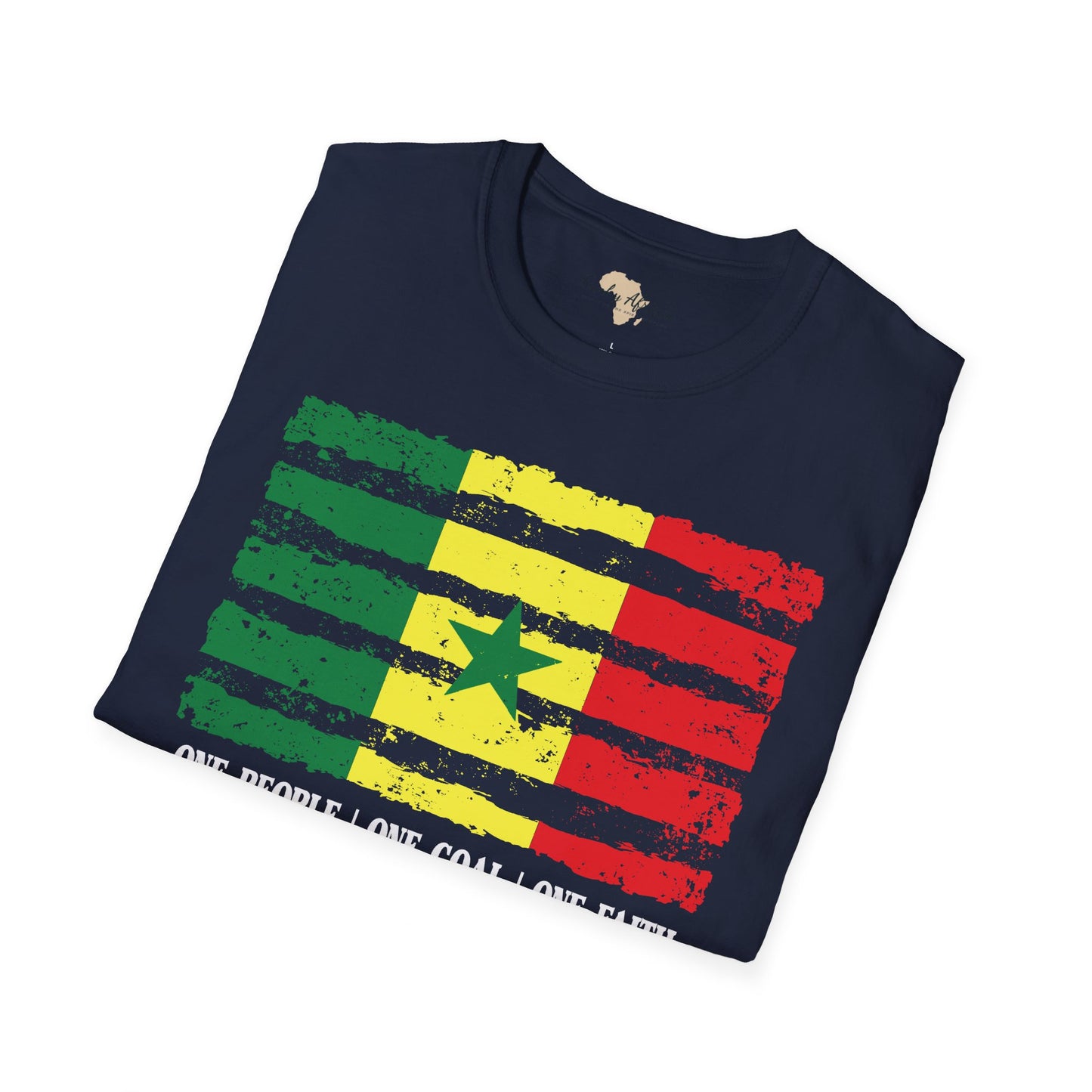 Senegal strip unisex softstyle tee