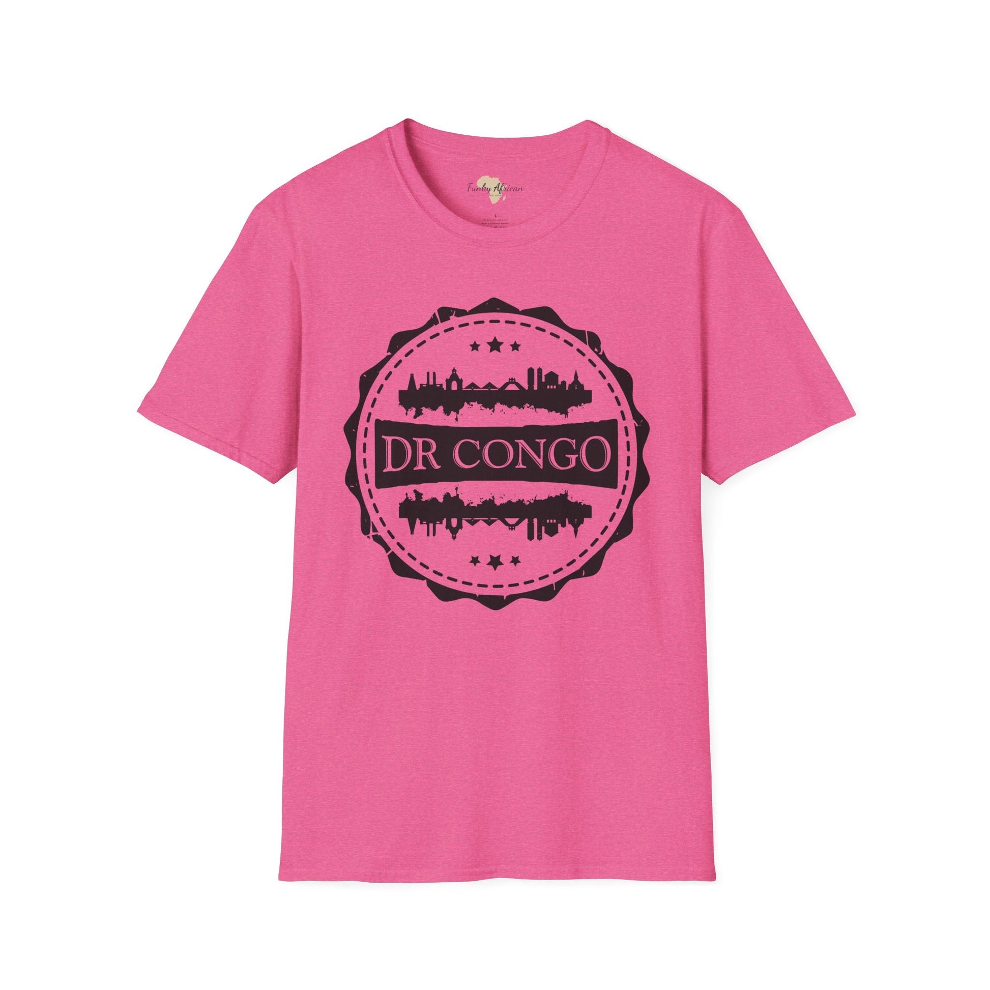 DR Congo Stamp unisex tee Funky African