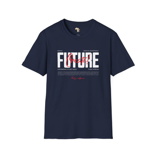 Create your future unisex softstyle tee Funky African