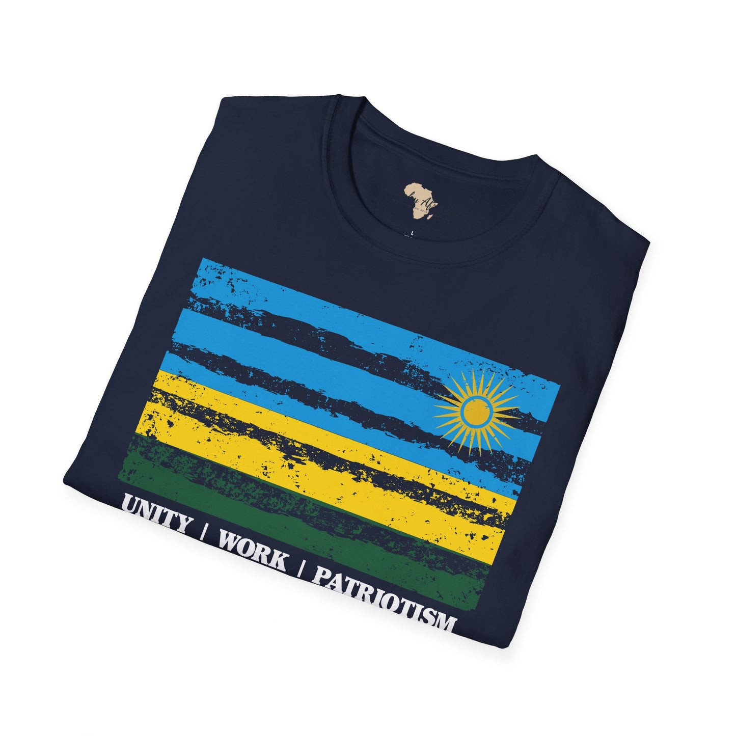 Rwanda strip unisex softstyle tee