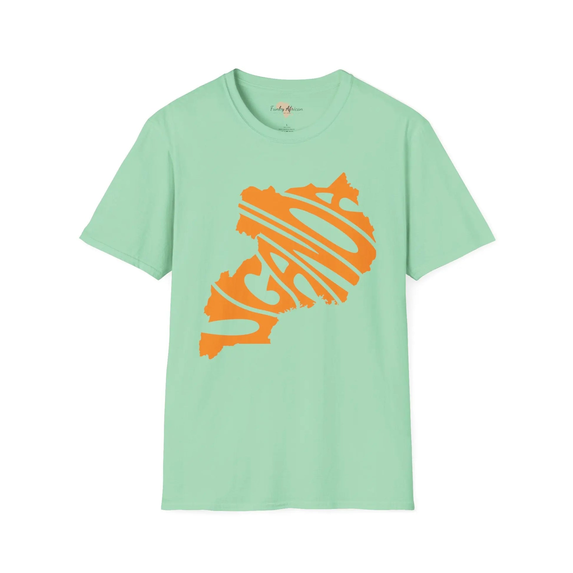 Uganda cut unisex softstyle tee Funky African