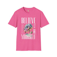 Believe in yourself unisex softstyle tee Funky African